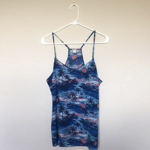 J. CREW Polyester Island Tank Top